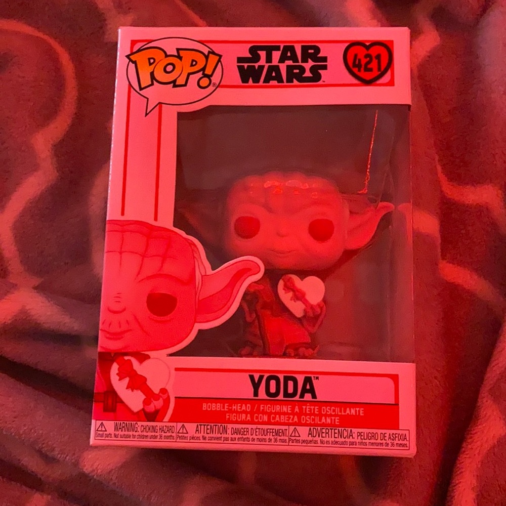 valentine addition Yoda Funko pop